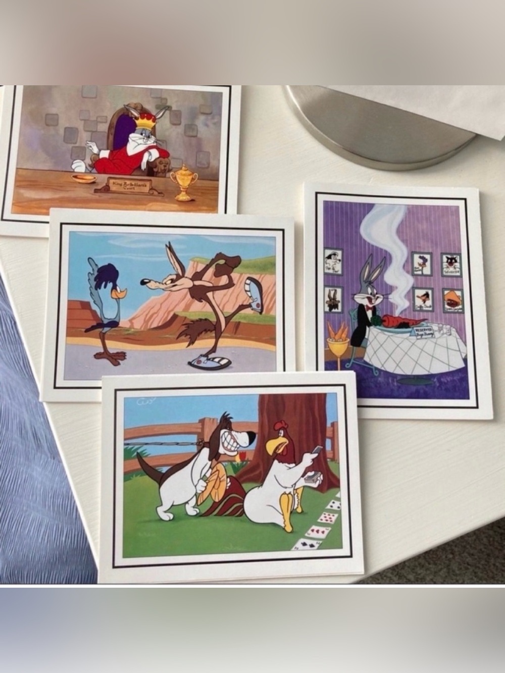 Vintage Warner Bros Greeting Cards Blank